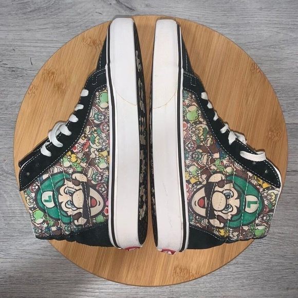 Vans Nintendo X SK8-Hi Reissue Game Over Super Mario Bros Men’s 5 Women’s 6.5 - Picture 8 of 9